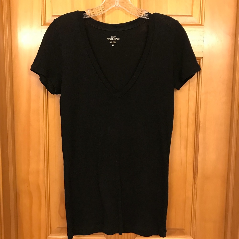 J. Crew Vintage Cotton V-neck